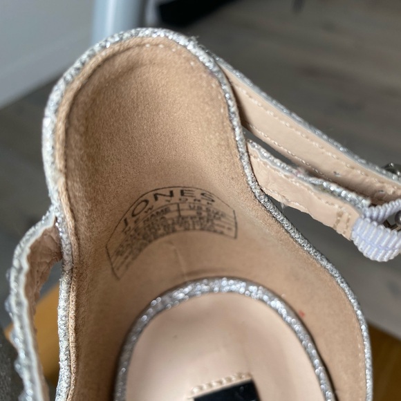 Jones New York rhinestone shoes SZ 9.5 - Picture 5 of 11